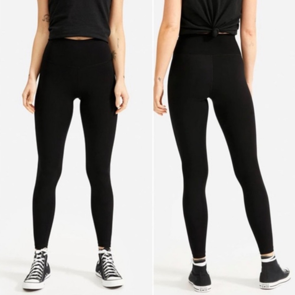 Everlane ReNew Black Perform Leggings High Waist Size S